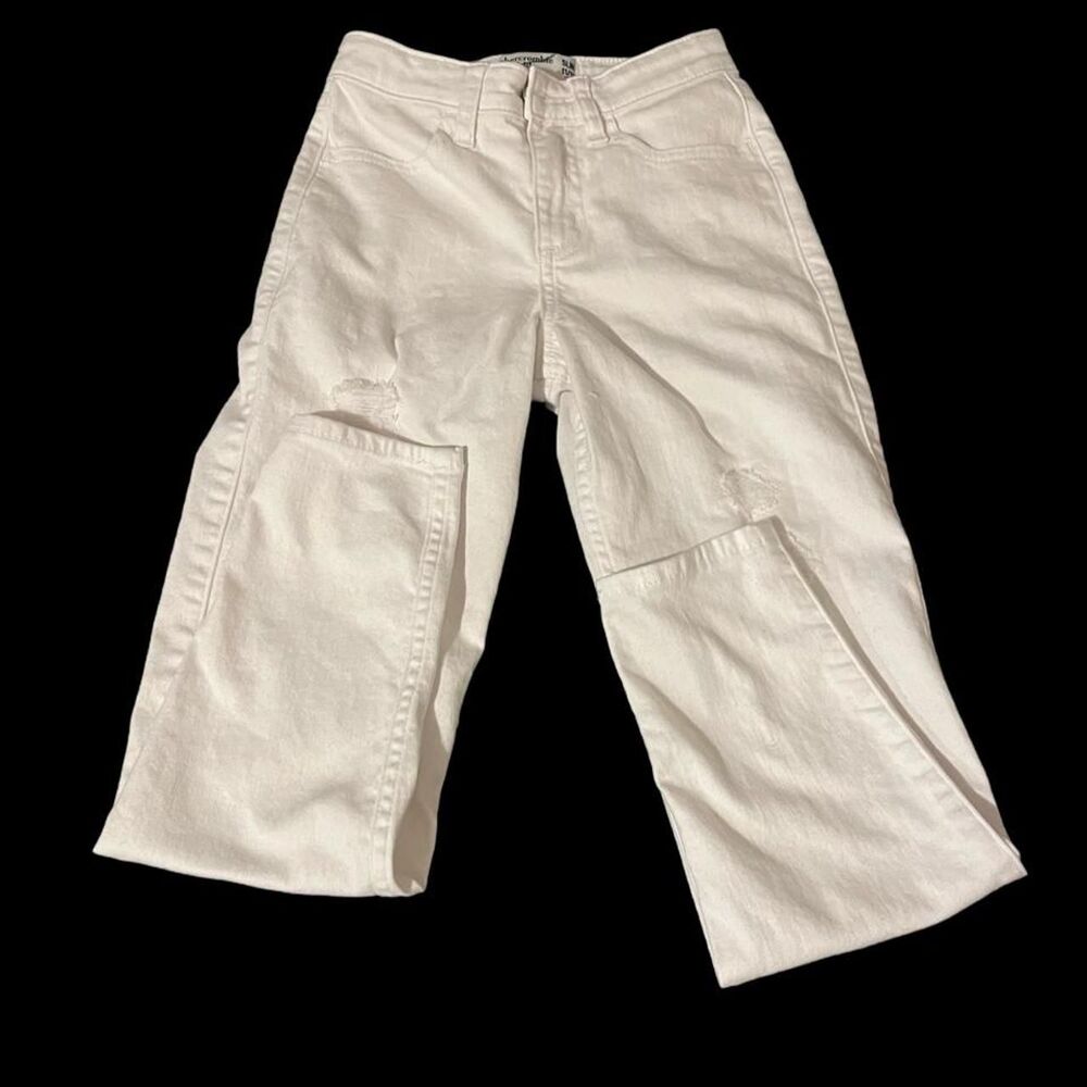Abercrombie-fitch Women's White Jeans